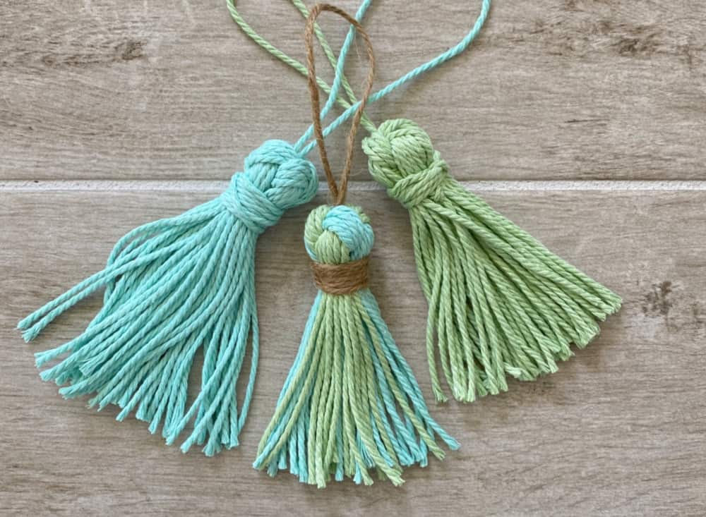 how to make a tassel - My French Twist